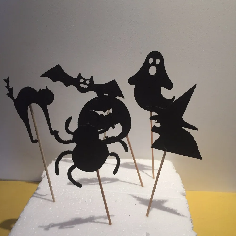 Halloween Nonwoven Merasa Anak Anak Belajar Sketsa Shadow Bermain