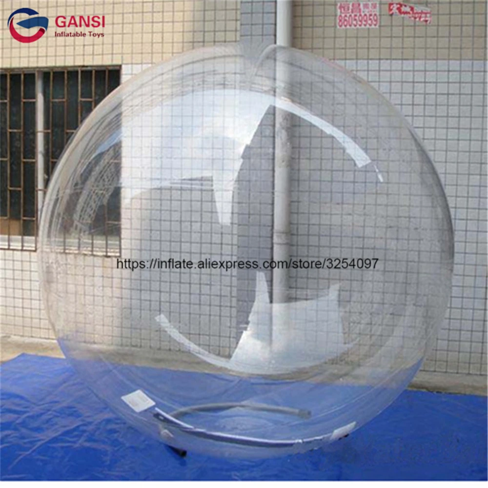 2m diameter inflatable water ball for adult customized color 1.0mm PVC  air human hamster ball zorb ball for sale