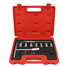 Diesel Injector Seat Cutter Set Cleaner Carbon Remover Tools Kit -10pcs