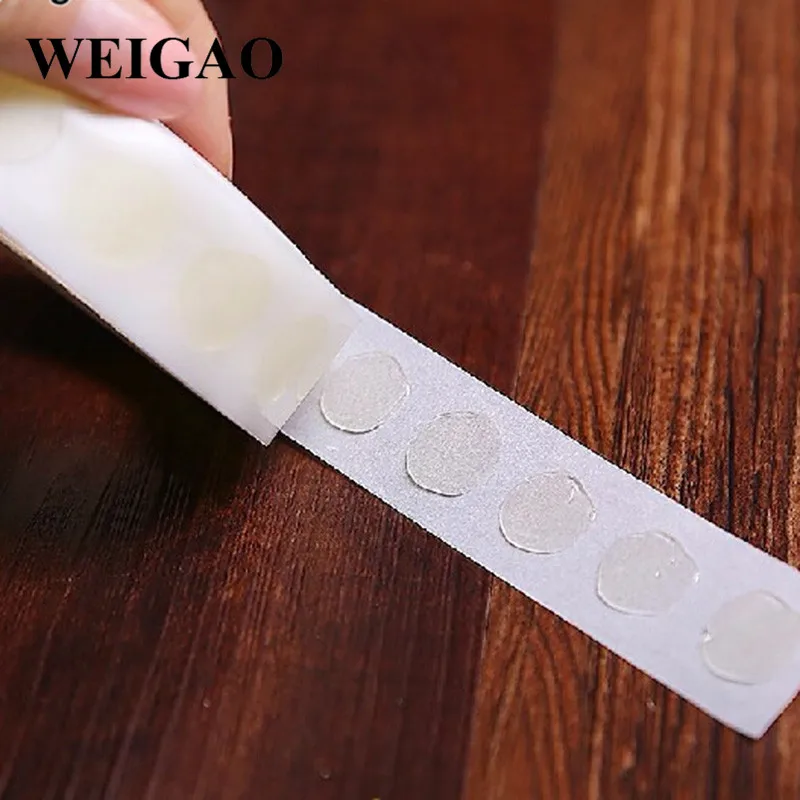 

WEIGAO 100Pcs Round Glue Point Balloon Traceless Sticker Wedding Birthday Decoration Ballon Removable Stickers Party Supplies