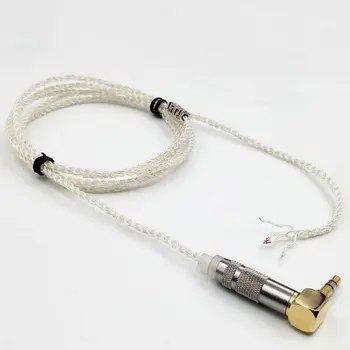

DIY Replacement Cable 3.5mm Silver plated 5N OCC Copper Upgraded Earphone Cable Headphone Wire For Repair DIY Cables Line