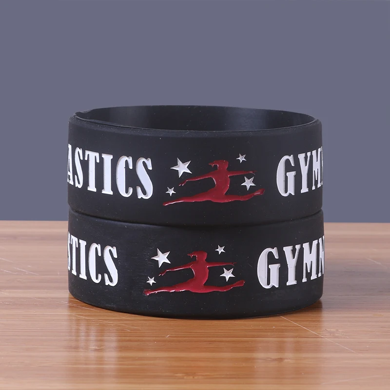 Buy Silicone Dancer Wristbands 1" Wide Gymnastics