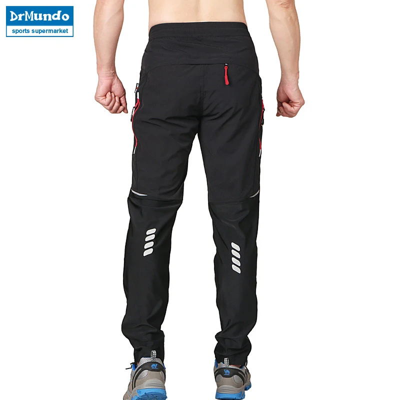 2018 nuevos hombres al aire libre Pesca Pantalones elástico de secado rápido Pantalones de correr transpirable protector solar senderismo trekking Ciclismo Pantalones