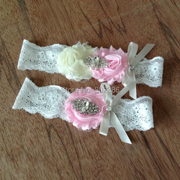 

Ivory Pink Shabby Flower Headband