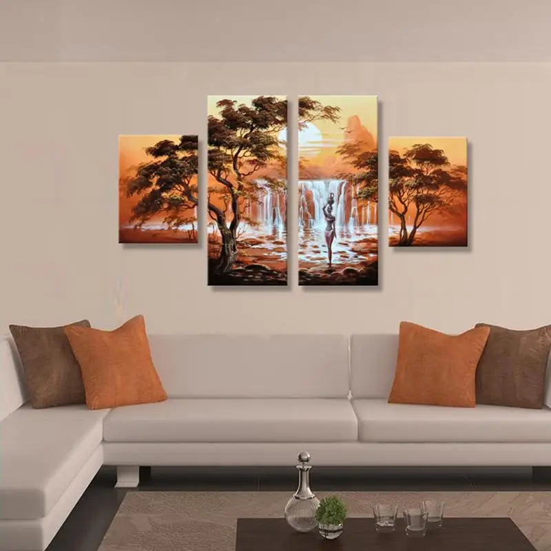 Frameless-Sale-Handmade-Oil-Painting-Canvas-African-Nude-Women-Modern-4-Piece-Wall-Art-Home-Decoration (1)