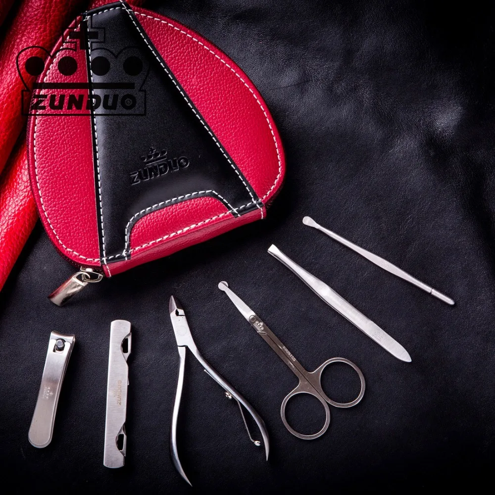 Маникюрный набор 6 в 1 Нержавеющая сталь Nail Clipper Инструменты Профессиональный