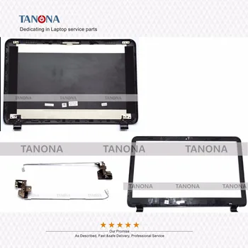 

Orig New For HP 15-G010AX 15-G020DX 15-G023CL LCD Cover back cover Topr Case + Front Bezel + hinges 749641-001 AP14D000200 Black