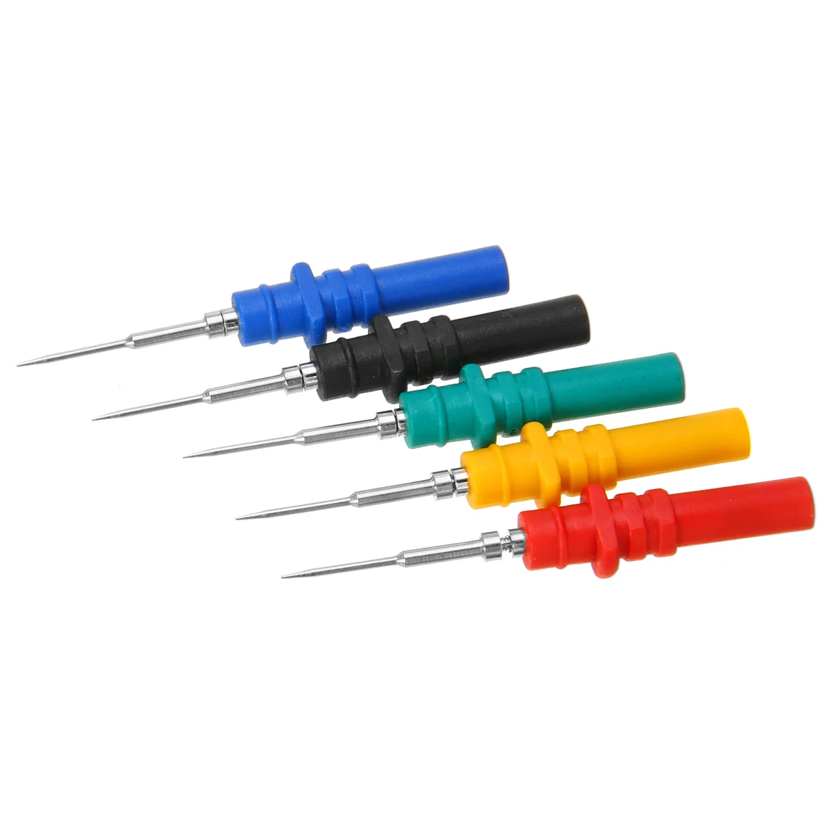 5pcs HT307A Back Pinning Probes with Replacement Needles Automotive Diagnostic Test Repair Tool Multimeter Accessory