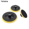 1Pc 3/4/5/6 Inch M14 Car Polisher Bonnet Backing Plate Pad Hook & Loop Car Polishing Buffing Pad Car Wash Dia. 80 100 125 150mm ► Photo 1/6