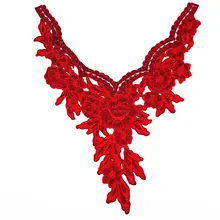 DIY ткань для пошива платья цветок аппликация воротник с аппликацией DIY украшения аксессуары 3d цветок патчи водорастворимые