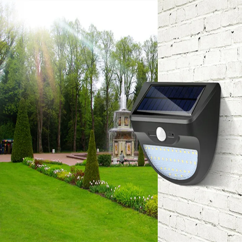 

Solar Light 37 Leds PIR Motion Sensor Night light Outdoor Waterproof Night Lighting Garden Courtyard Lamparas Oval Solar Lamp