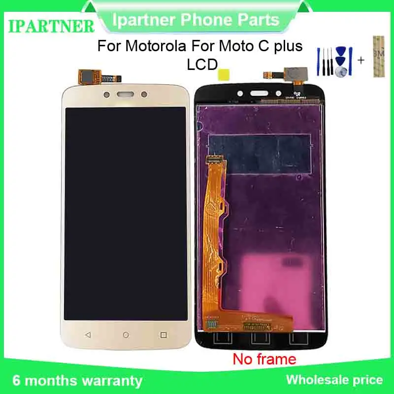 Для Motorola для Moto C Plus Xt1721 XT1723 ЖК-дисплей и кодирующий преобразователь сенсорного