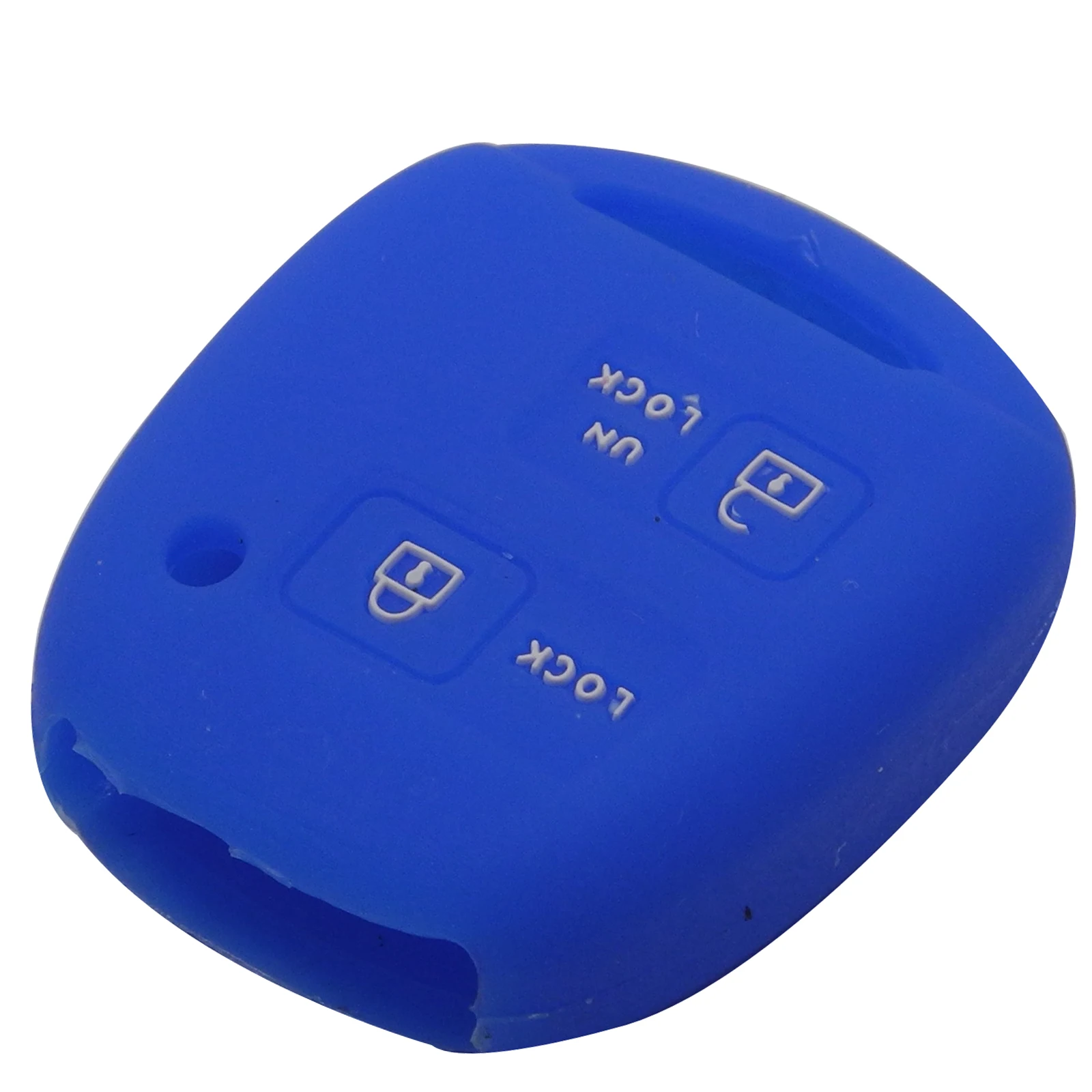 Jingyuqin 2 кнопки силиконовый чехол для ключей от машины крышка брелок Замена для Toyota защита кожи Стиль