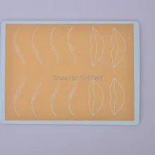 10 шт. кожа для обучения татуировкам и бровей губ кожа для обучения татуировкам для татуировки для начинающих