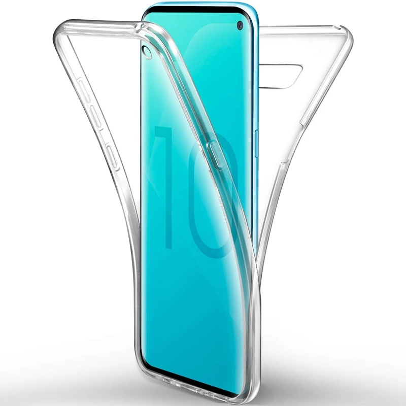 Передний и задний мягкий прозрачный чехол для Honor 10 Lite Huawei P Smart 2019 P20 P30 Pro Mate 20 P9 P8 2017