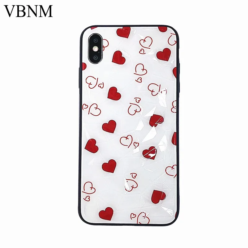Клубника любовь чехол для iPhone X XS Max XR Мягкие TPU 7 8 6 6s плюс Встроенная Алмазный