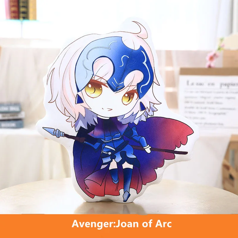 Плюшевые куклы Fate FGO Fate Grand Order Toys Joan of Arc Saber Shielder Matthew Merlin модель подушки 50 см