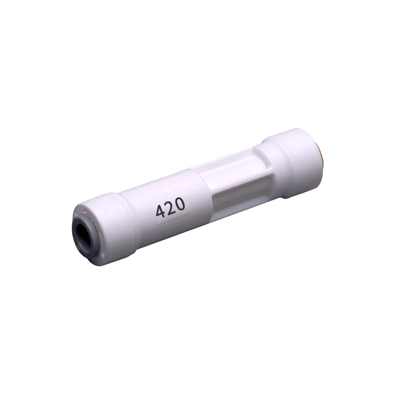 

1/4" OD Tube RO Water Quick Connector Tight Junction Double Sealing PE Pipe Fitting Straight Non-return Valve Filter System