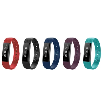 

Hot Sale Smart Fitness Running Pedometer Step Counter Sports Waterproof Bluetooth Sleep with Heart Rate Monitoring Bracelet