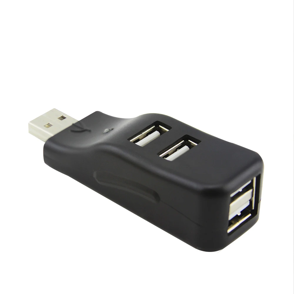 CHYI Mini Portable USB Hub 2.0 4 Ports Splitter 480Mbps Combo For Macbook Printer Card Reader Hard Drive Computer PC Accessories