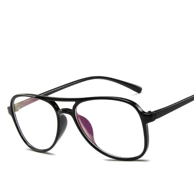 Классические ретро очки с двойным лучом, брендовая дизайнерская оправа для очков, мужские прозрачные женские очки, оправа