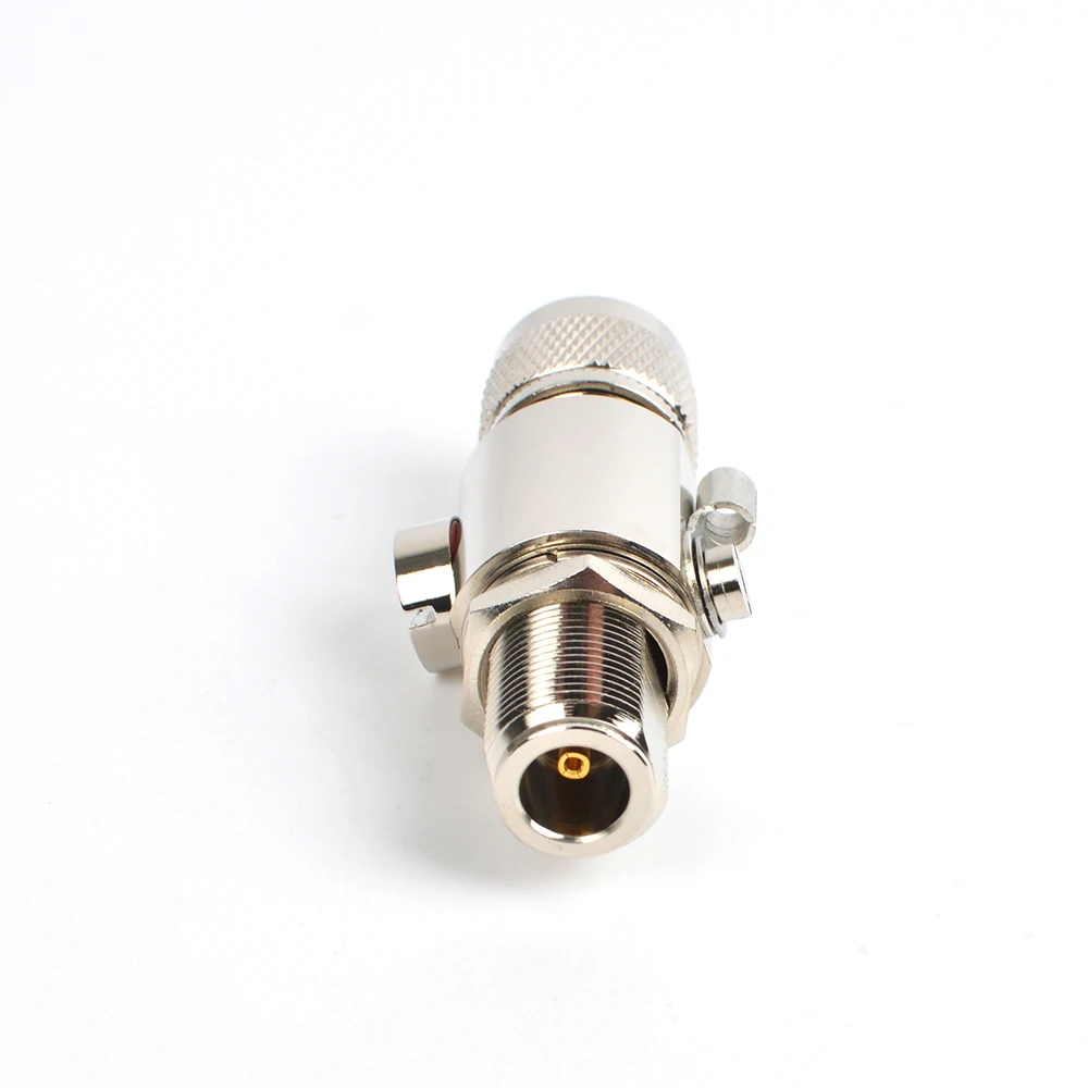 Coaxial Lightning Arrester N Male Solder N FEMALE Coax Connector for