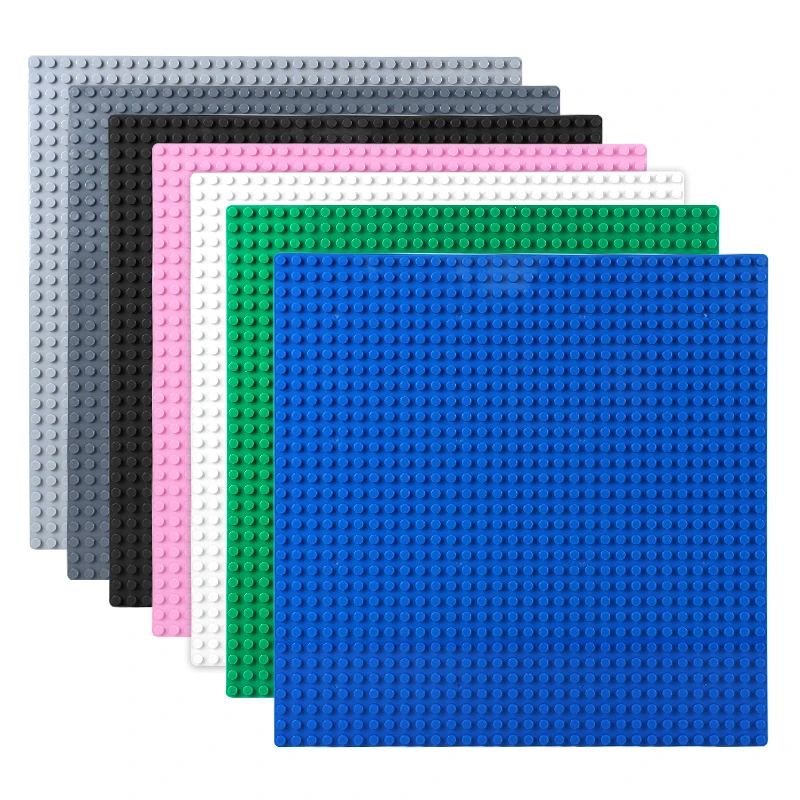 

2PCS 32X32 Points Single Side Base Plate For Small Building Blocks 25X25CM Small Dots Base Plate For Bricks Compatible Legoed