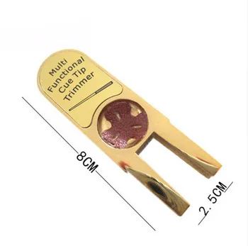 

New Arrival U Shape Multifunctional Stick Cue Tip Trimmer Tool Billiard Accessories Professional Handmade Durable China 2019