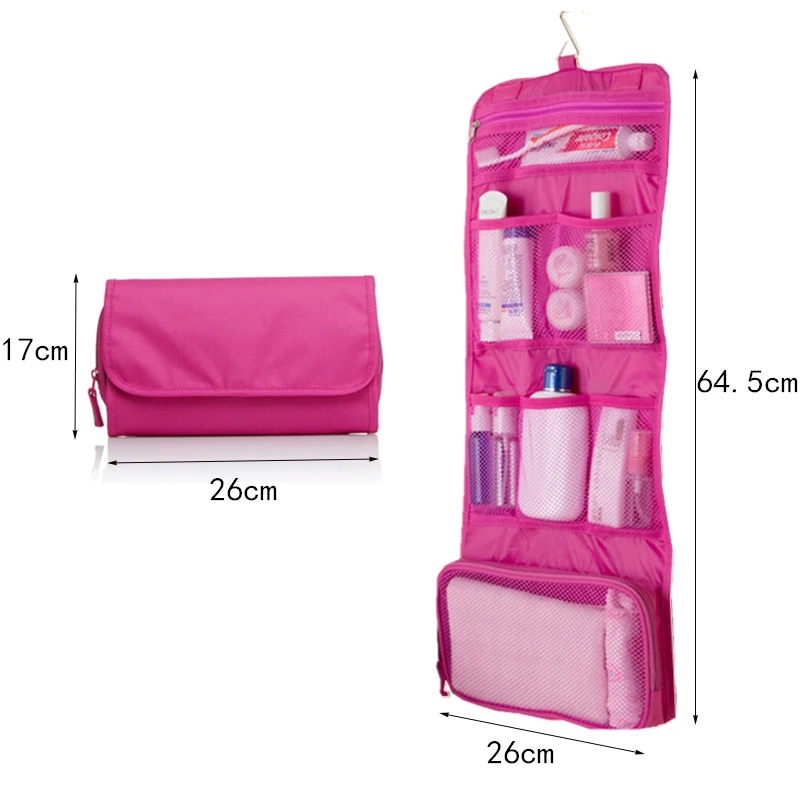 النساء السيدات سفر أدوات الزينة للجنسين للطي حقيبة للحمل غسل كيت التجميل مخزن للمكياج حقيبة المحمولة سفر مجموعة الحقيبة المنظم