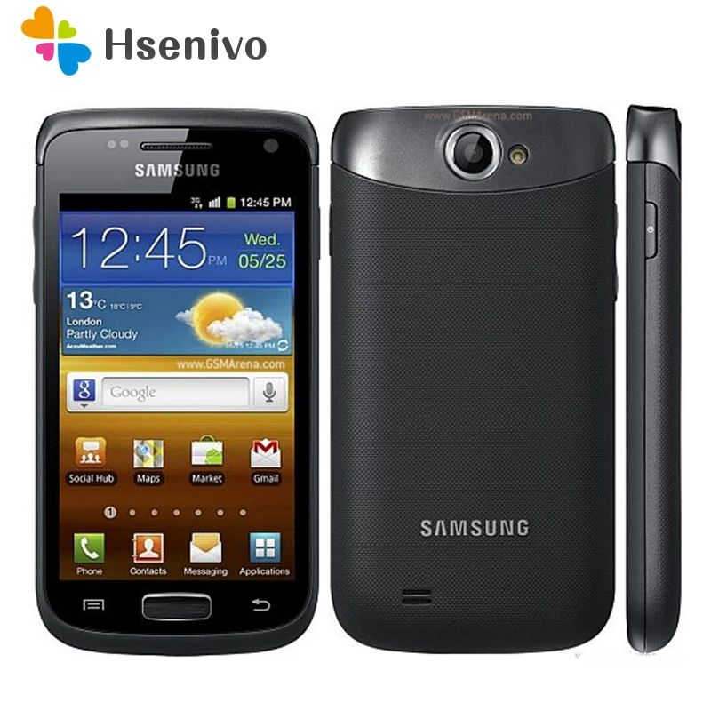 i8150 Original Unlocked Samsung Galaxy W i8150 Cell Phone Mobile Phone 2G&3G 3.7 '' 512MB RAM 16GB ROM Refurbished Smartphone