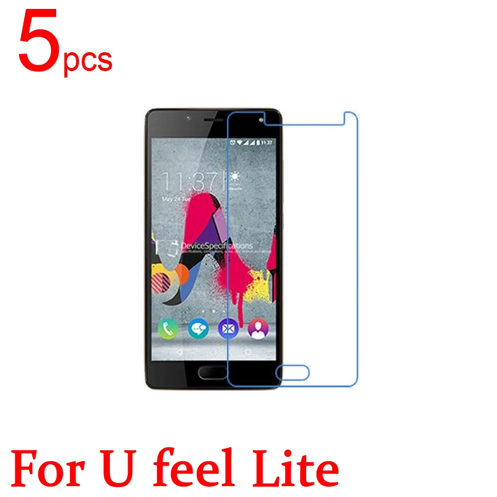 

5pcs Ultra Clear/Matte/Nano anti-Explosion LCD Screen Protector Film Cover For Wiko U feel Lite Prime Protective Film + cloth