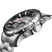 WEIDE топ Элитный бренд повседневные часы светодиодный мужчин светодиодный цифровые человек спортивные Военная Униформа нержавеющая сталь наручн