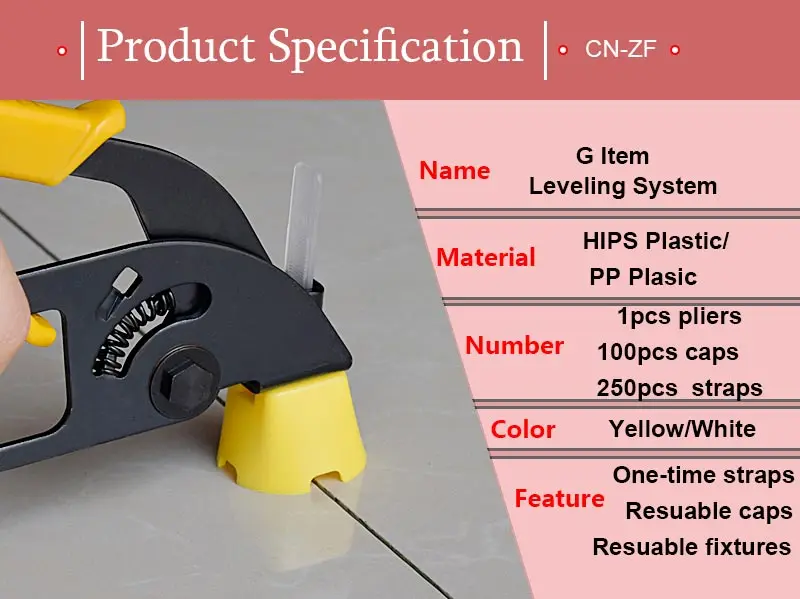 Tile leveling system P Item (3)