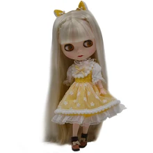 Блит куклы BJD, нео-кукла Обнаженная индивидуальные матовое лицо куклы можно изменить макияж и платье, 1/6 мяч шарнирные куклы SO32