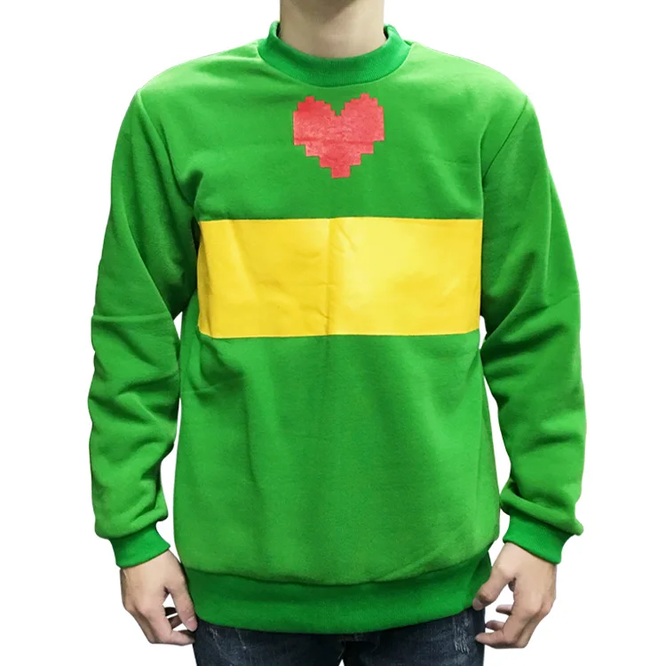 

Unisex Anime Cos Undertale Sans Chara O-Neck Hoodie Cosplay Costumes Pullover