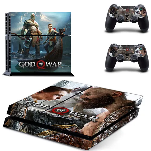 Игра God of War PS4 наклейка для кожи виниловая наклейка для sony Playstation 4 консоль и 2 контроллера PS4 наклейка для кожи - Цвет: GYTM1592