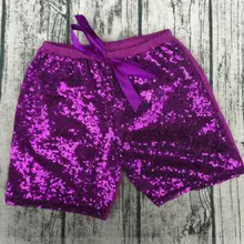 Малыши Дети принцесса Блеск Shimmer Блестками Искра Театрализованное Лето Шорты Блесток Луки Дети Хлопок Одежда