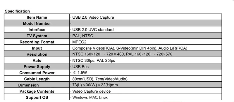 Ezcap158 USB Захват аудио, видео, аналоговый видео запись для xbox PS3 VHS Windows, MAC win10 OBS Vmix лучше, чем Ezcap 1568 172
