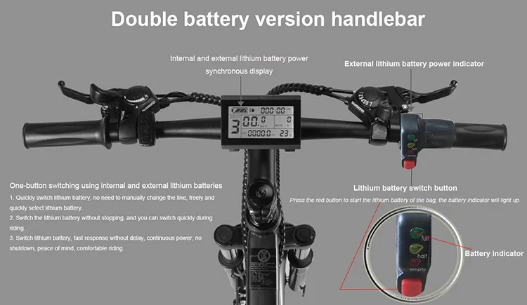 Discount Inch Folding Mountain Bike 48 V Electric Variable Speed Double Gps App Smart Ebike Battery Built-in Lithium Battery, 40 Km / H 11