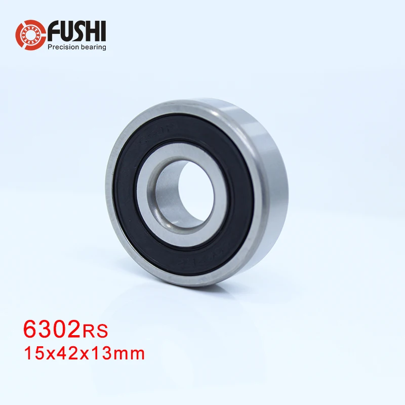 15/ x 42/ x 13/ mm Grooves Single Row Rubber Sealed Roller Bearing 6302RS