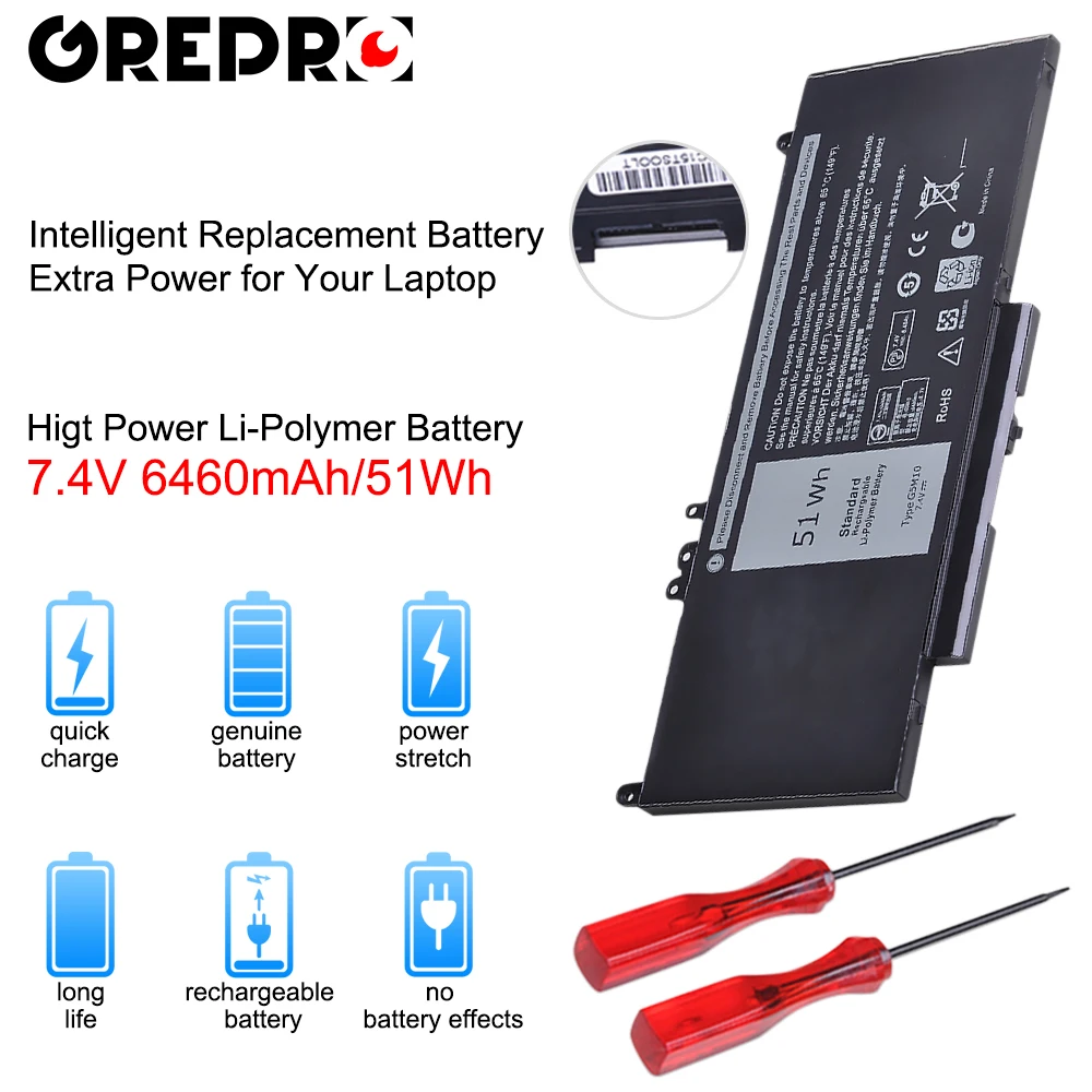 Аккумулятор для ноутбука DELL Latitude E5450 E5470 E5550 E5570 15 6 &quotG5M10 8V5GX R9XM9 выход C2 1KY05 079VRK