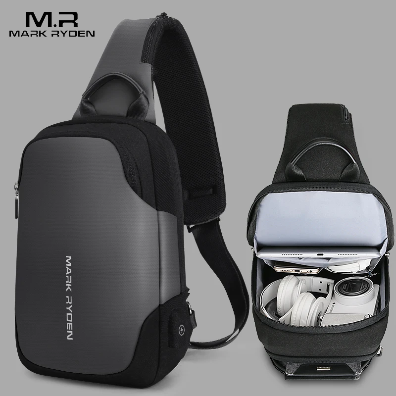Sling Bag for Men Backpack Mini Backpack Crossbody Bag 14L Mark Ryden 