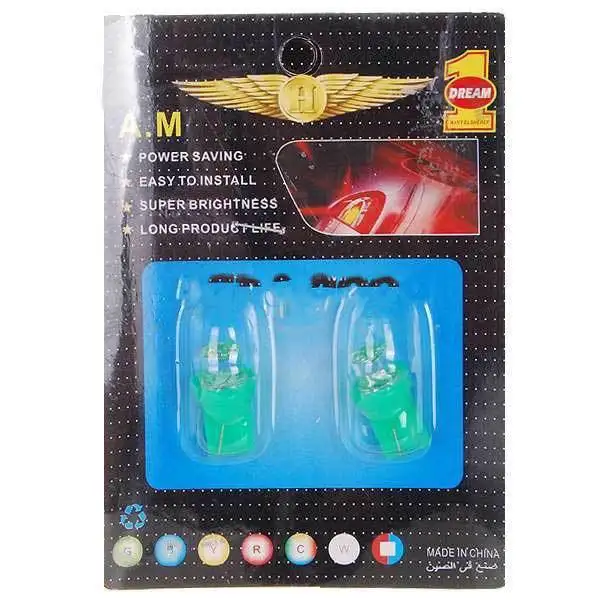 Tradedent 4 Pairs T10 1W 12V Green Light Car Turn Bulb | Лампы и освещение
