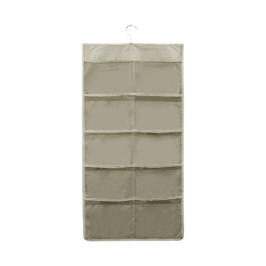 Сумка для хранения из ткани Оксфорд+ сетчатая ткань подвесной мешок органайзер карман прозрачный подвесной носок Нижнее белье Держатель W514