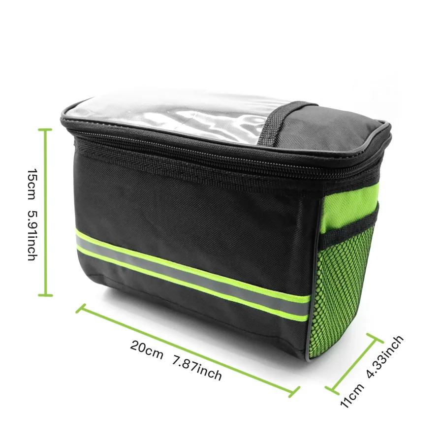 Best NEWBOLER Outdoor Sports Children Front Bicycle Bags Bike Kid Cycling Front Basket Pannier Frame Tube Handlebar Bag 1