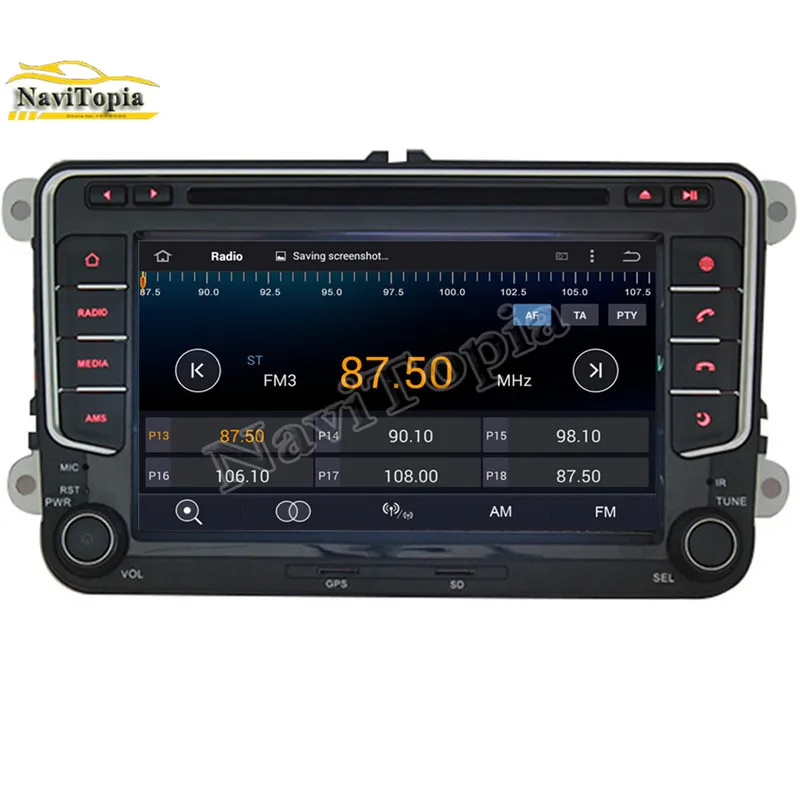 NAVITOPIA 4 Гб ОЗУ 64 Гб ПЗУ PX6 шесть ядер Android 9,0 автомобильный DVD gps для VW Passat B7 для Passat NMS для Passat вариант для Passat CC
