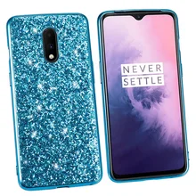 Luxury Glitter Case for Oneplus 7 Pro 6 6T Phone Cases Back Cover for One plus 7 Pro 6 6T Shockproof PC + TPU Coque Bling Fundas