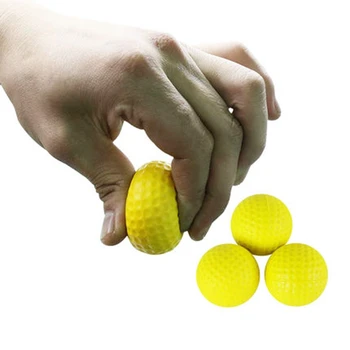 

1 pc 4.2CM Bright Color Light Indoor Outdoor Golf Balls Training Practice Golf Balls Sports Elastic PU Foam Practice Golf Balls