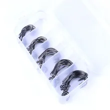 51 шт. рыболовные крючки большой набор рыболовных крючков углеродистая сталь джиг крючки рыболовный крючок рыболовное снаряжение принадлежности для рыбалки оборудование#2