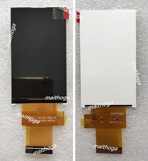 

3.0 inch 40P TFT LCD Screen (16:9) R61509V Drive IC 240(RGB)*400 MCU 8/16Bit Interface